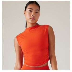 NWT Athleta Transcend Ruched‎ Tank Top XS